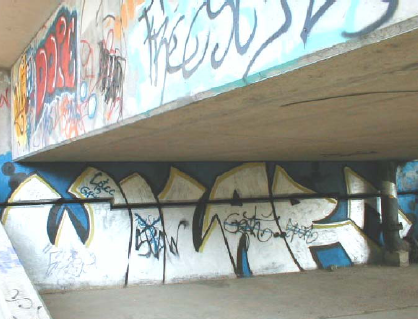 Before: Wall With Graffiti