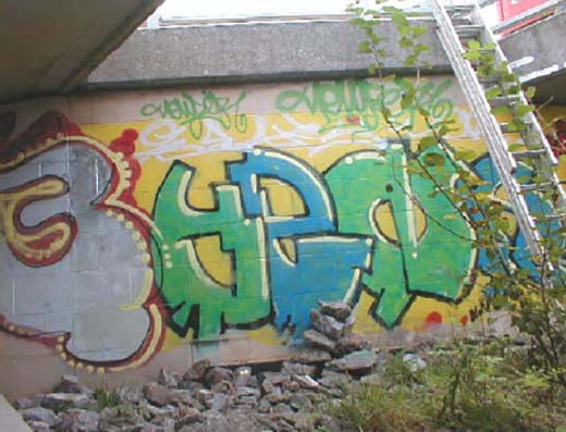 Before: Wall With Graffiti